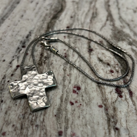 Silpada Sterling Cross Pendant Necklace - Picture 13 of 14